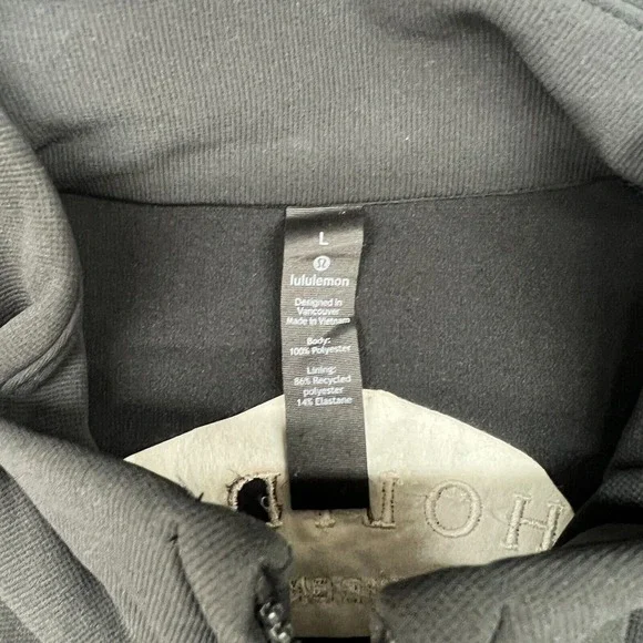 Lululemon Jacket Mens Large Black Full Zip Softshell Company Logo - Picture 4 of 12